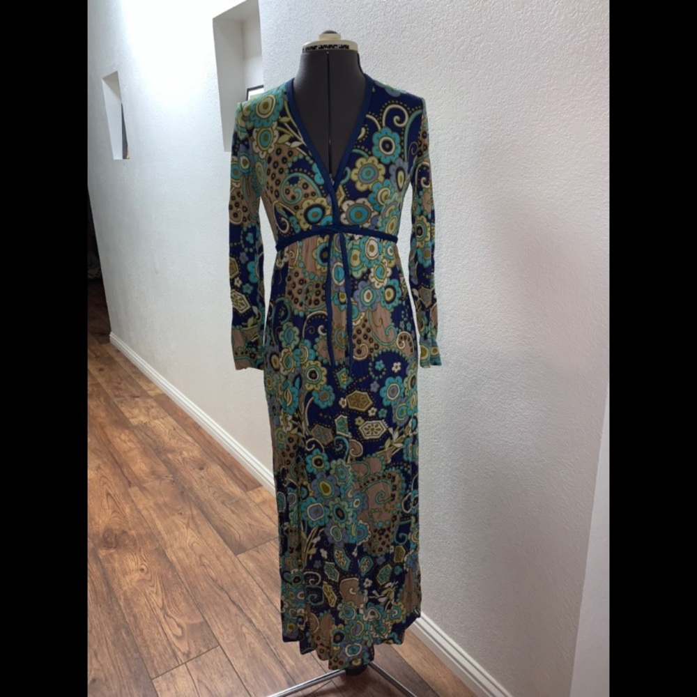 Vintage 70s Floral Dress